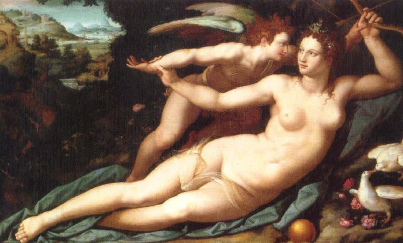 unknow artist Venus and Cupid